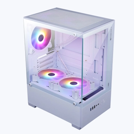 ZEBRONICS CABINET WO SMPS ICEBERG BLK/WH - BR Computer